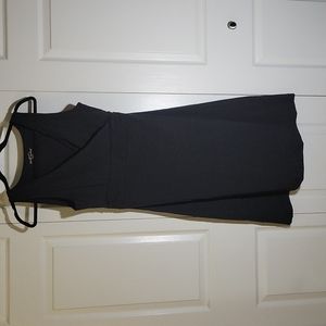 Eddie Bauer black dress with gathered waist size medium